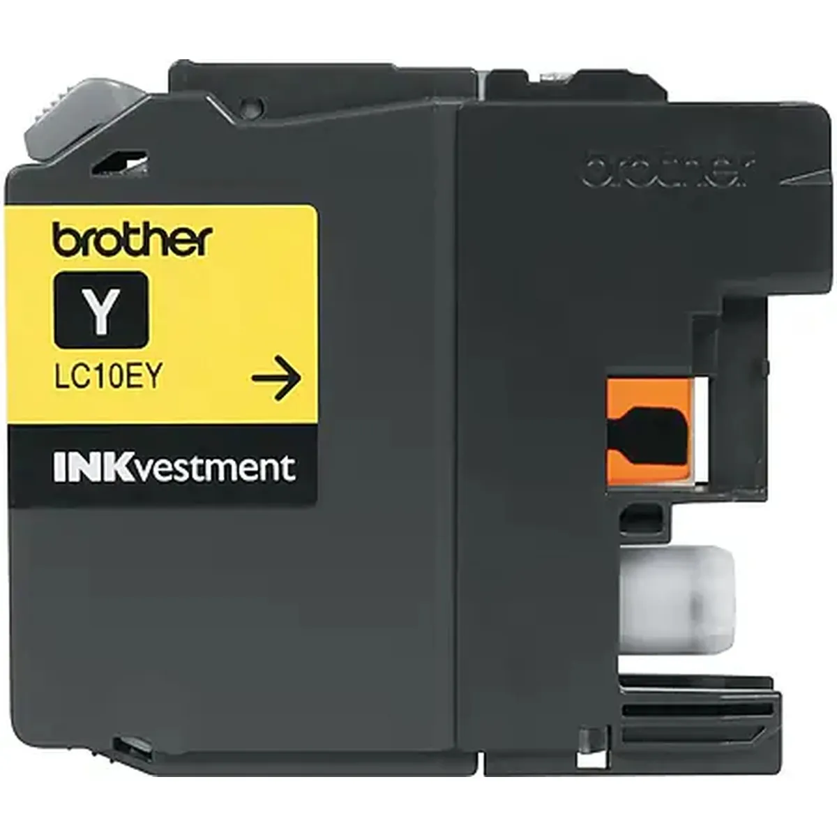 Brother LC10EY Yellow Extra High Yield Ink Cartridge, Prints Up to 1,200 Pages