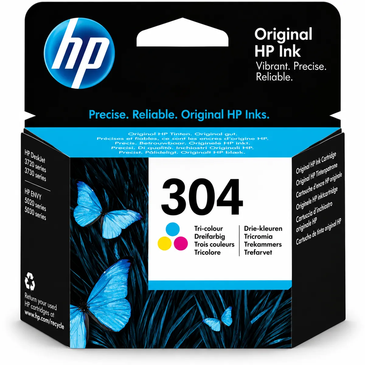 HP 304 Tri-color Ink Cartridge - N9K05A