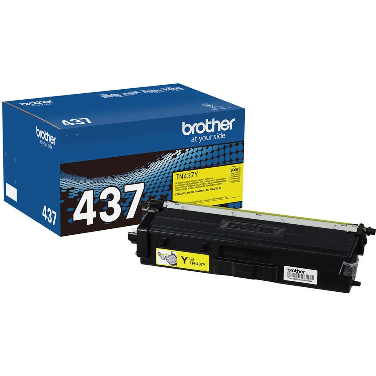 Brother 437 Yellow Ultra High Yield Toner Cartridge (TN437Y)