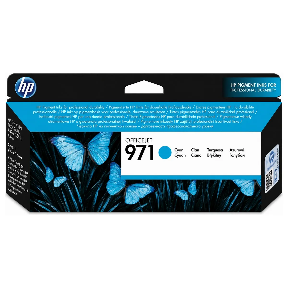 HP 971 Cyan Original Ink Cartridge - CN622AE